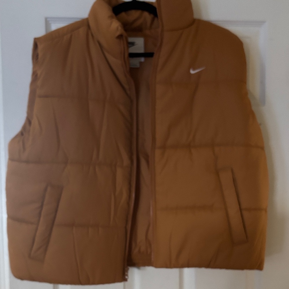 Nike Brown Puffer Vest